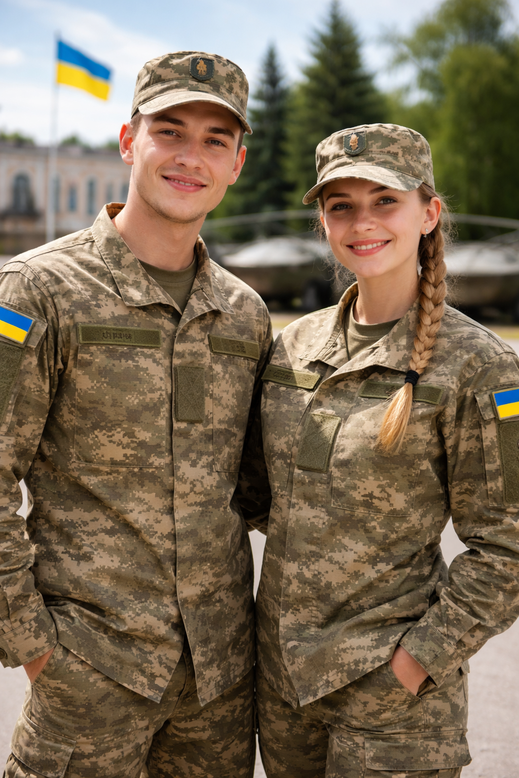 Військовий з котом